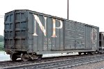 Northern Pacific 50' DD box NP #4608 with end door.